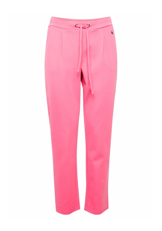 Culottes with side pockets for women in a functional and stylish styleFransa Stretch Jersey Casual Trousers, Candy Pink