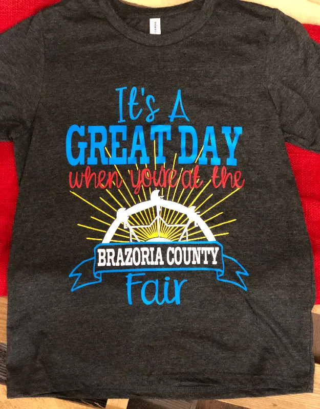 Women's T - shirt with a lace - up backGreat Day at The Fair Tee