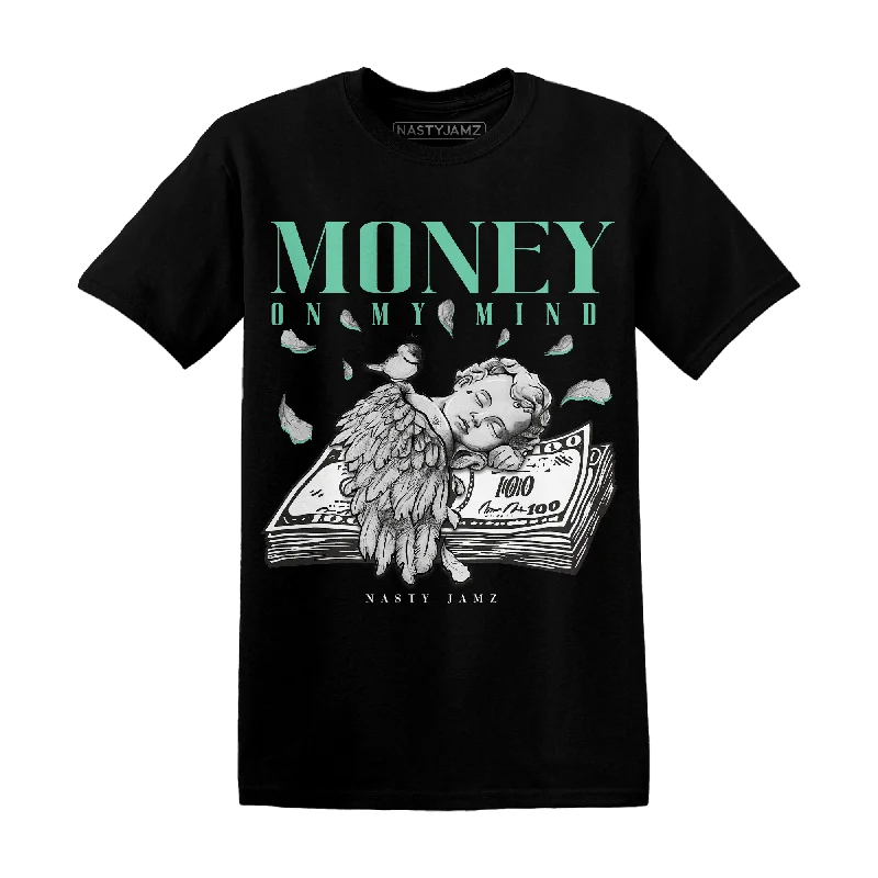 Long - sleeved women's T - shirt with a bell - sleeve designNastyJamz High OG Green Glow 1s T Shirt Money On My Mind Angel Long - sleeved women's T - shirt with a bell - sleeve designNastyJamz High OG Green Glow 1s T Shirt Money On My Mind Angel