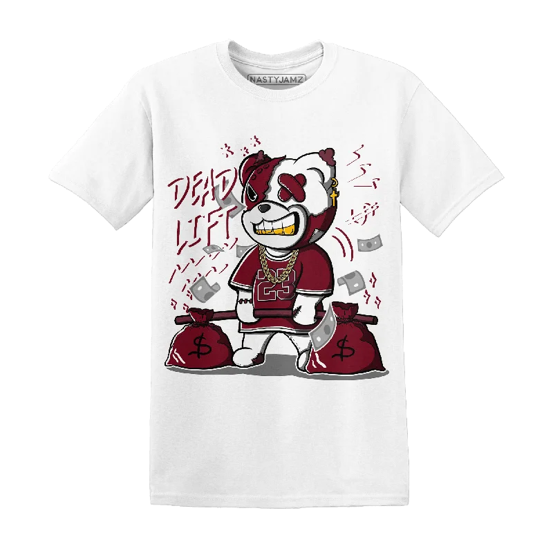 Open - front women's T - shirt for a versatile lookNastyJamz High White Team Red 1s T Shirt Match BER 23 Deadlift
