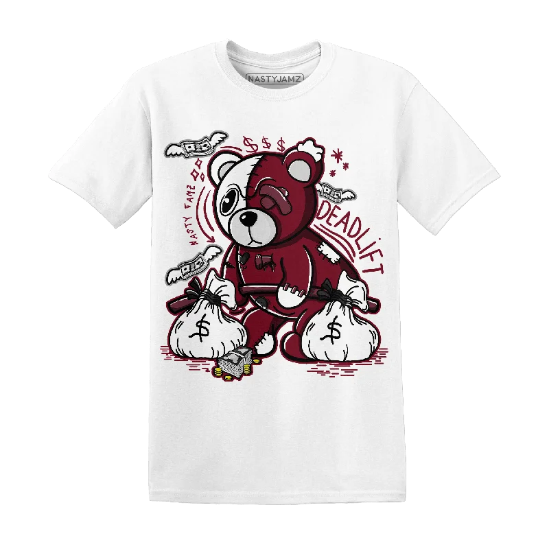 Women's turtleneck T - shirt for a sophisticated appearanceNastyJamz High White Team Red 1s T Shirt Match Deadlift BER