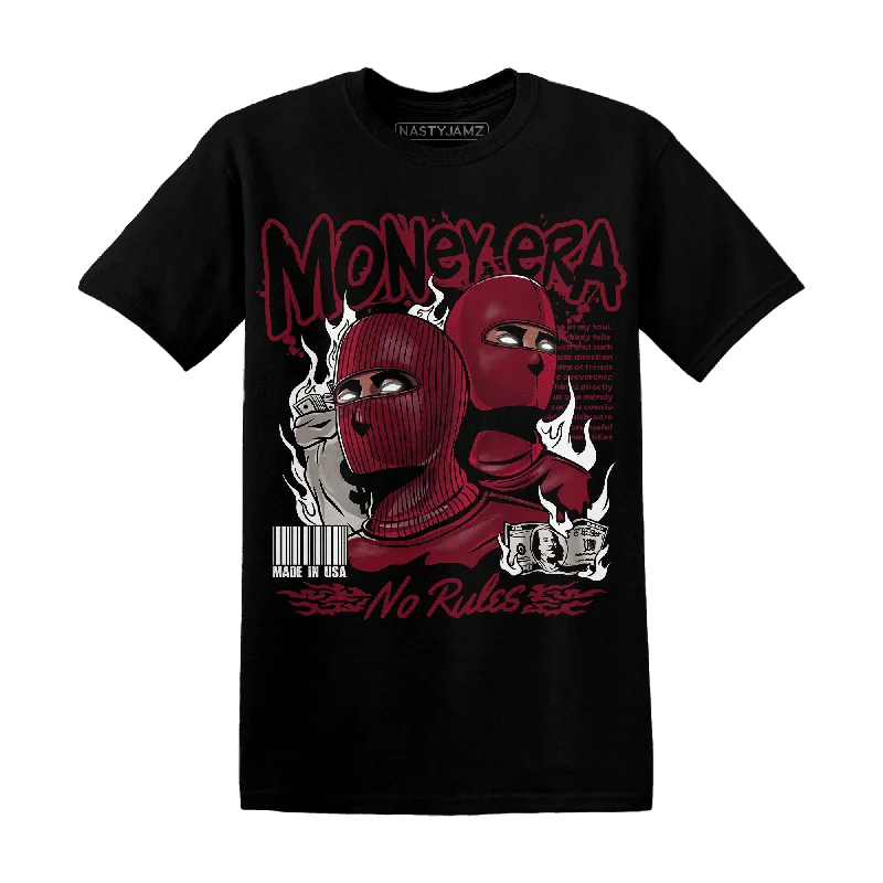 Mock - neck women's T - shirt with a drawstring hoodNastyJamz High White Team Red 1s T Shirt Money Era Mock - neck women's T - shirt with a drawstring hoodNastyJamz High White Team Red 1s T Shirt Money Era