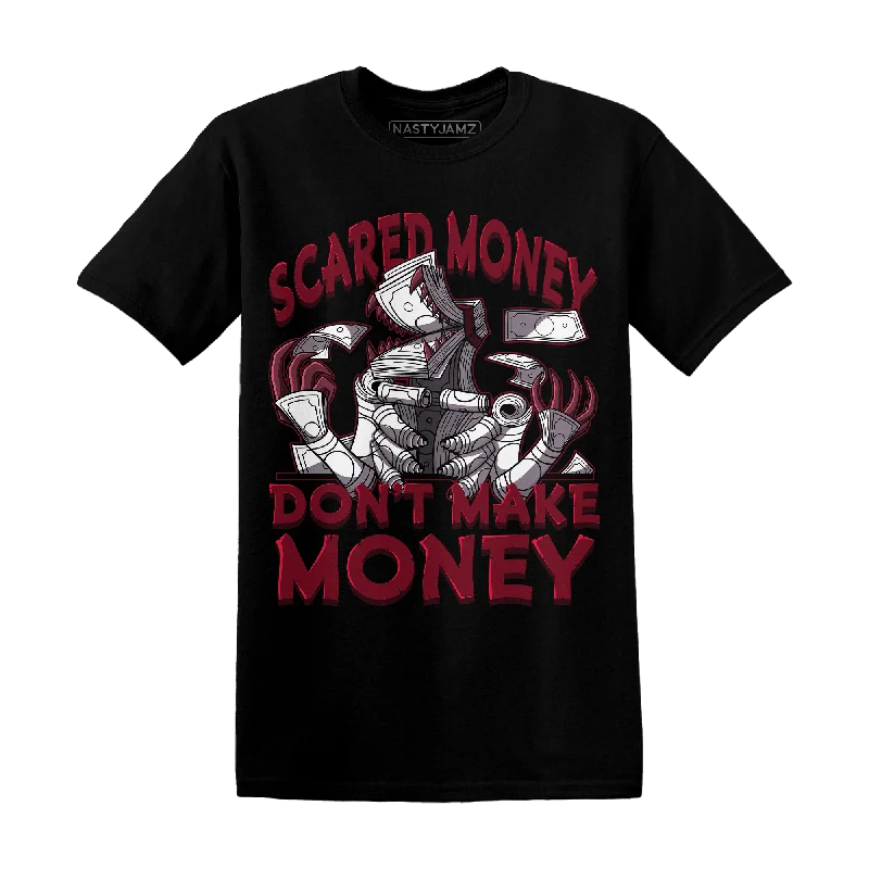 Tie - dye women's T - shirt in unique patternsNastyJamz High White Team Red 1s T Shirt Scared Money Tie - dye women's T - shirt in unique patternsNastyJamz High White Team Red 1s T Shirt Scared Money