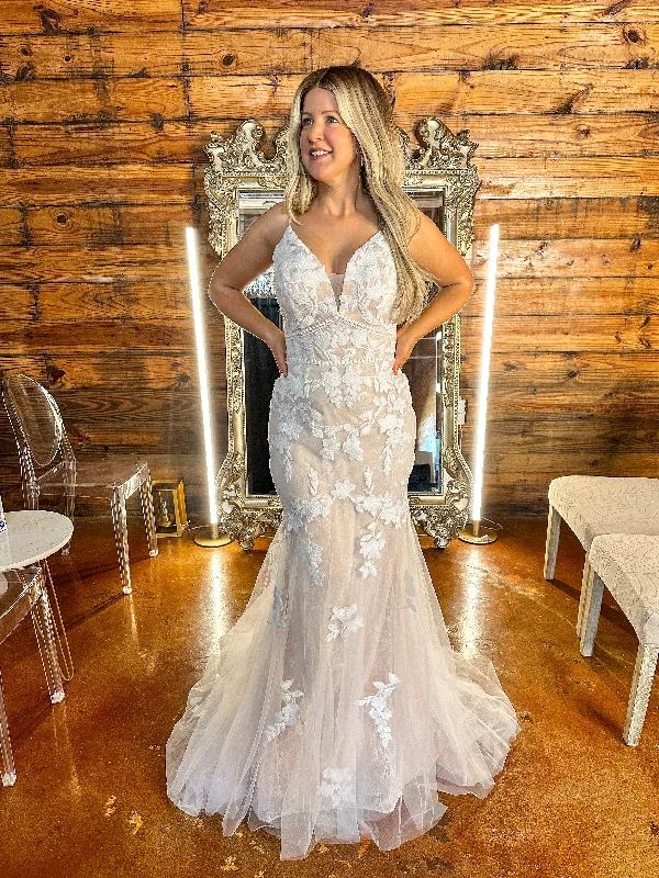 Off - the - shoulder ball gown wedding dressHilda Wedding Dress