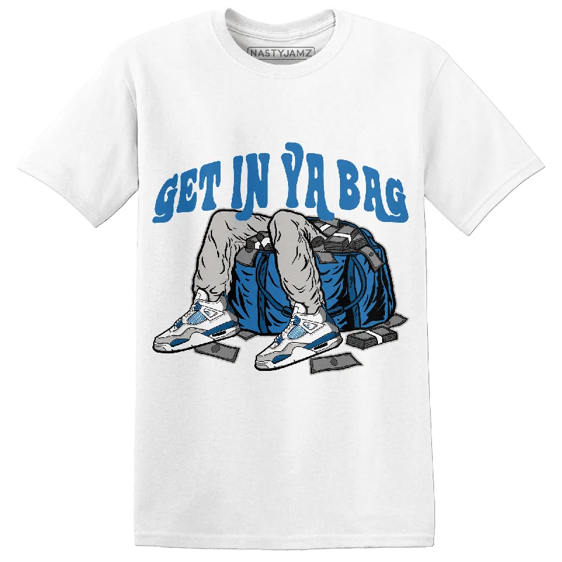 Long - length women's T - shirt to wear as a cover - upNastyJamz Industrial Blue 4s T Shirt Match Get Ya In Bag