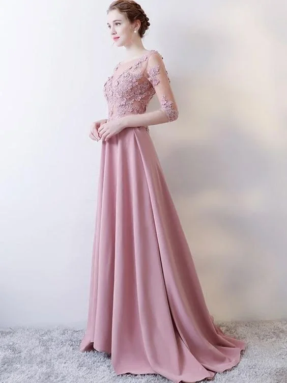 Drop - waist 1920s - style wedding dressLace Applique Solid Color O-Neck Backless Elegant Tailing Wedding Dress Evening Dresses Prom Dress   cg10916