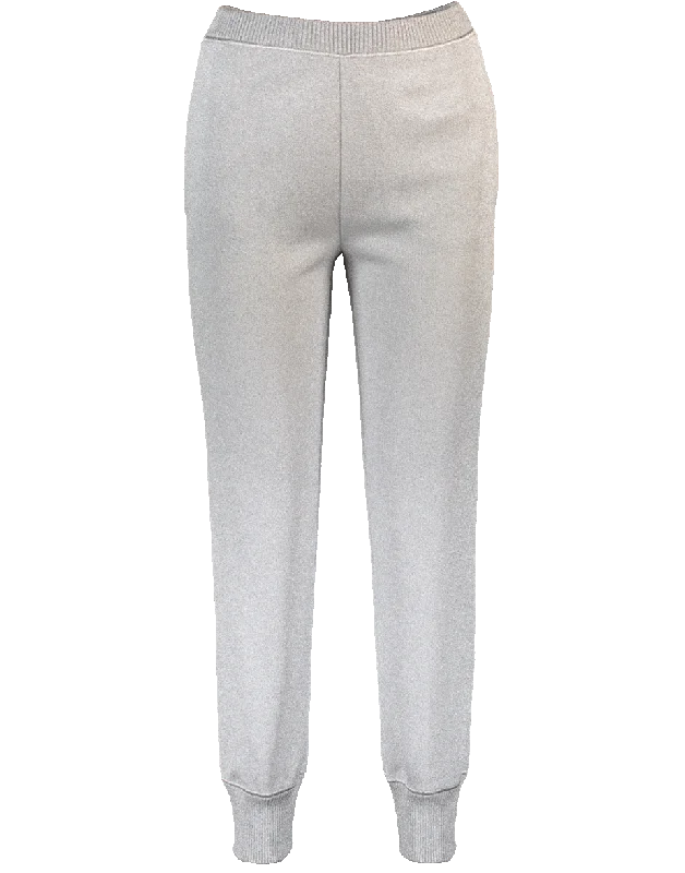 Trousers with decorative buttons for women in a stylish detailLamé Jogger Pant
