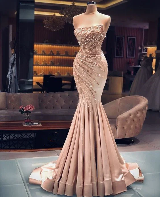 Backless sweetheart neckline wedding dressLong Prom Dresses Cute Girl Simple Elegant Wedding Dresses     cg23724