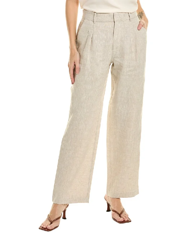 Culottes with side pockets for women in a functional and stylish styleLyra & Co Linen Pant