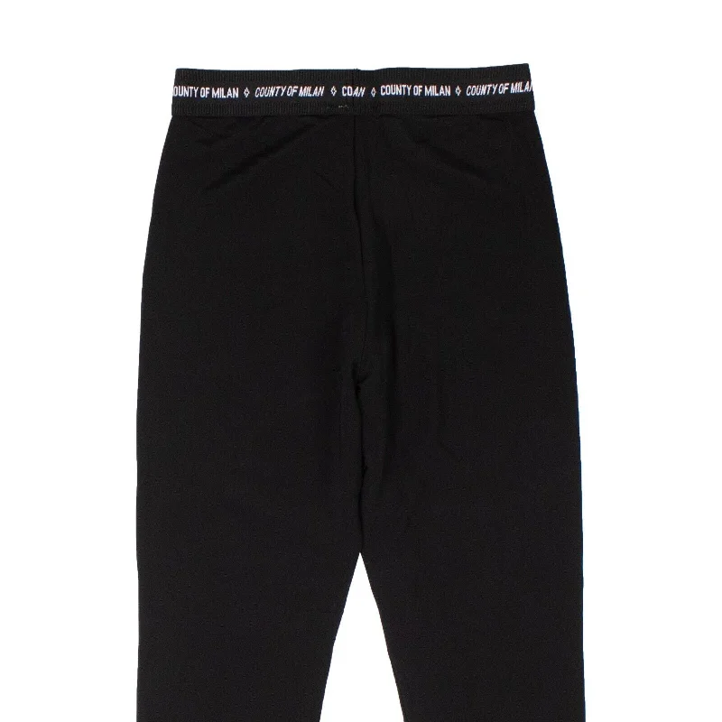 Sequined skinny pants for women in a party - ready styleMarcelo Burlon County Lycra Leggings - Black Sequined skinny pants for women in a party - ready styleMarcelo Burlon County Lycra Leggings - Black
