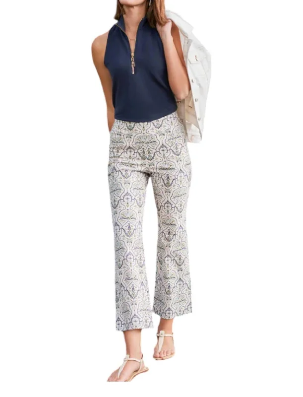 Ankle length wide leg pants for women in a versatile and stylish styleMaren Kick Flare Pants In Hamilton Rug