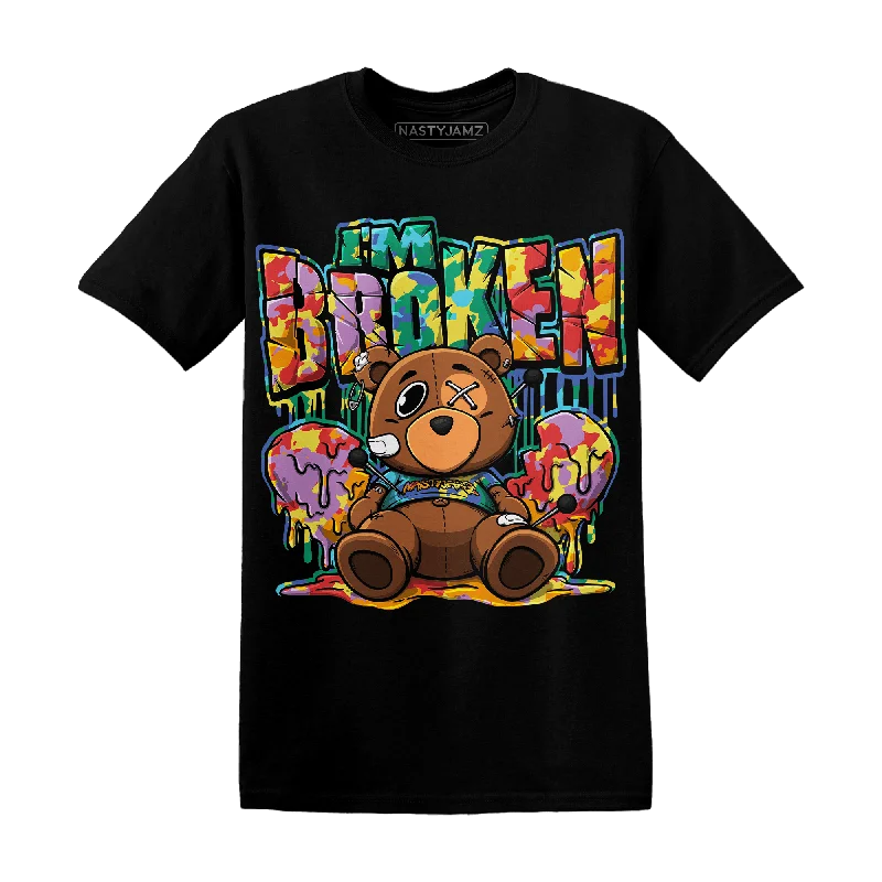 Fitted women's turtleneck T - shirtNastyJamz Mid GS Six Championships 1s T Shirt Im Broken BER