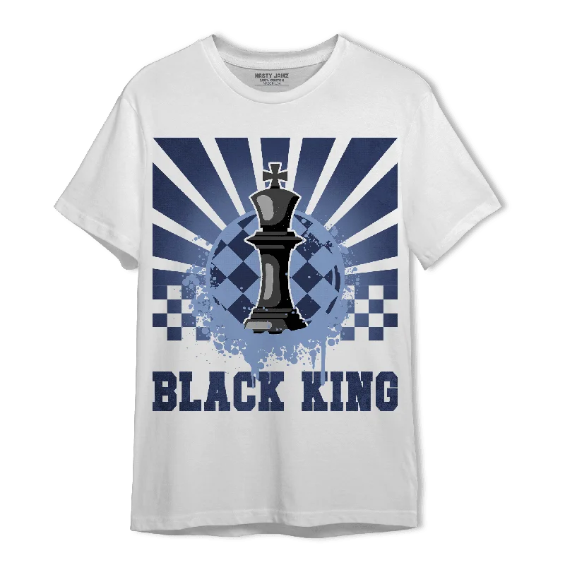 Women's T - shirt with a patch pocketNastyJamz Midnight Navy 5s T Shirt Match Black King Collection Women's T - shirt with a patch pocketNastyJamz Midnight Navy 5s T Shirt Match Black King Collection