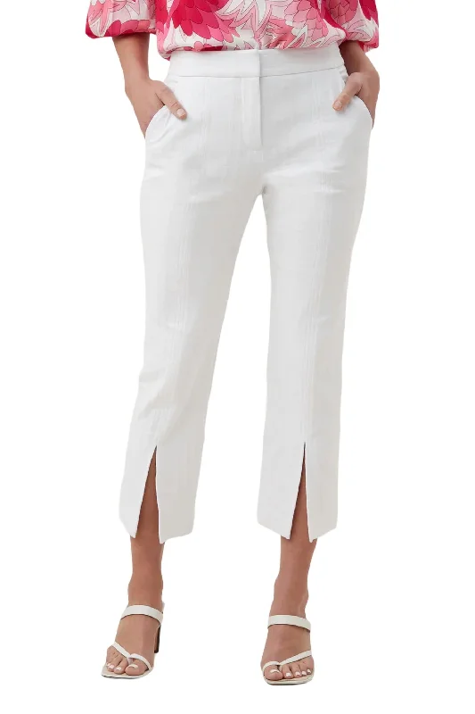 Flowy wide leg maxi pants for women in a beachy and romantic styleNorth Beach Pant In White