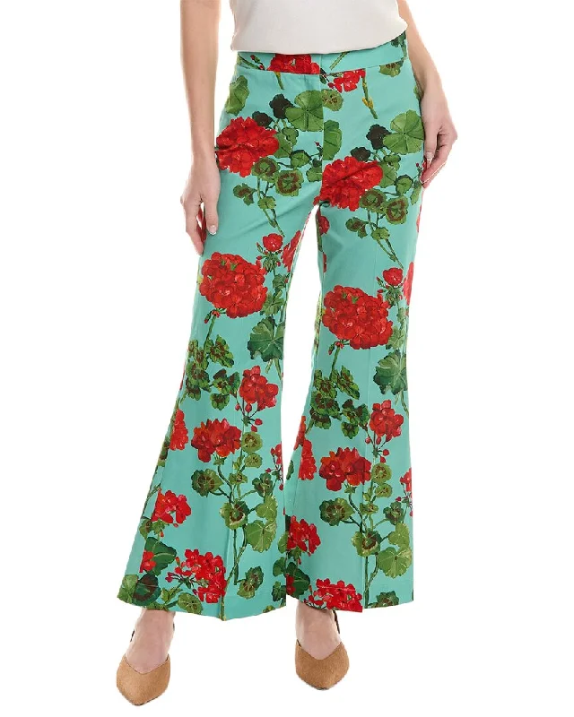 Cargo pants for women with multiple pocketsOscar de la Renta Geranium Pant