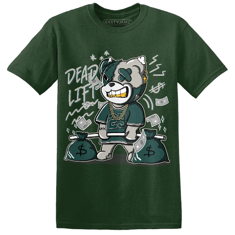 Fuzzy women's T - shirt with a fur - like textureNastyJamz Oxidized Green 4s T Shirt Match BER 23 Deadlift