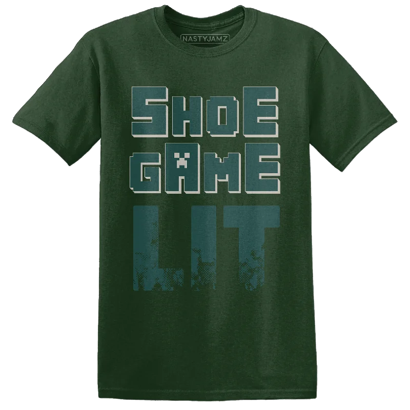 Women's off - the - shoulder T - shirt for a flirty lookNastyJamz Oxidized Green 4s T Shirt Match Shoe Game Lit Women's off - the - shoulder T - shirt for a flirty lookNastyJamz Oxidized Green 4s T Shirt Match Shoe Game Lit