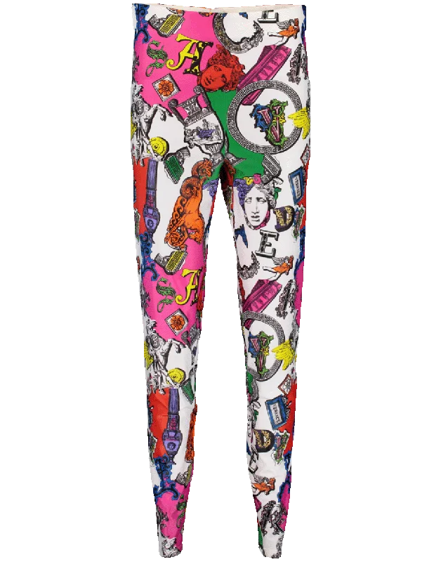 Linen pants for women in a breathable materialPegasus Print Leggings
