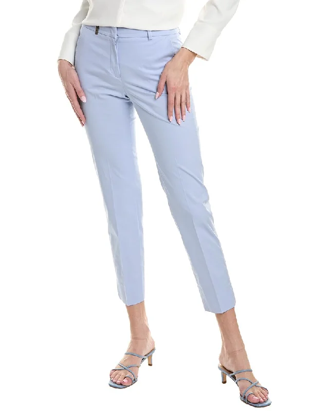 Plaid cigarette pants for women in a classic - trendy stylePeserico Pant