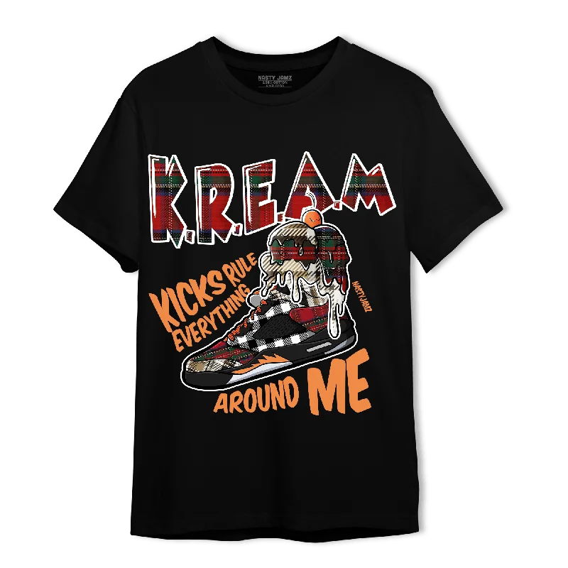 Longline women's T - shirt for a more covered - up styleNastyJamz Plaid 5s T Shirt Match Kream Sneaker