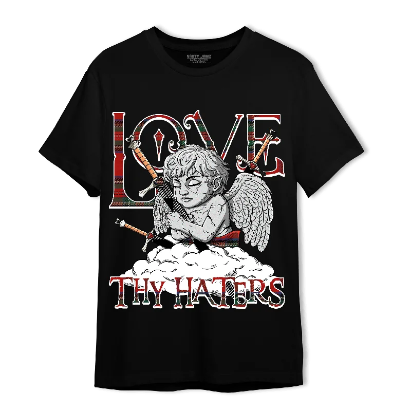 Women's wrap - style T - shirt for a customizable fitNastyJamz Plaid 5s T Shirt Match Love Thy Haters Angel Women's wrap - style T - shirt for a customizable fitNastyJamz Plaid 5s T Shirt Match Love Thy Haters Angel