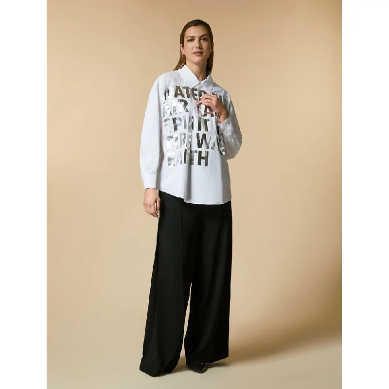 Trousers with front pleats for women in a formal and tailored lookRADIANTE