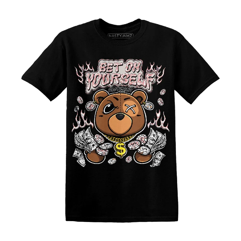 Button - up women's T - shirt in a pastel colorNastyJamz Red Stardust 3s T Shirt Match Bet On Yourself BER