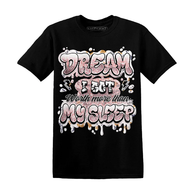 Chunky ribbed women's T - shirt for a textured lookNastyJamz Red Stardust 3s T Shirt Match Dream Over Rest