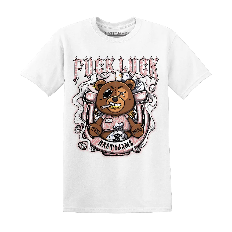 Women's T - shirt with a burnout geometric patternNastyJamz Red Stardust 3s T Shirt Match F Luck BER