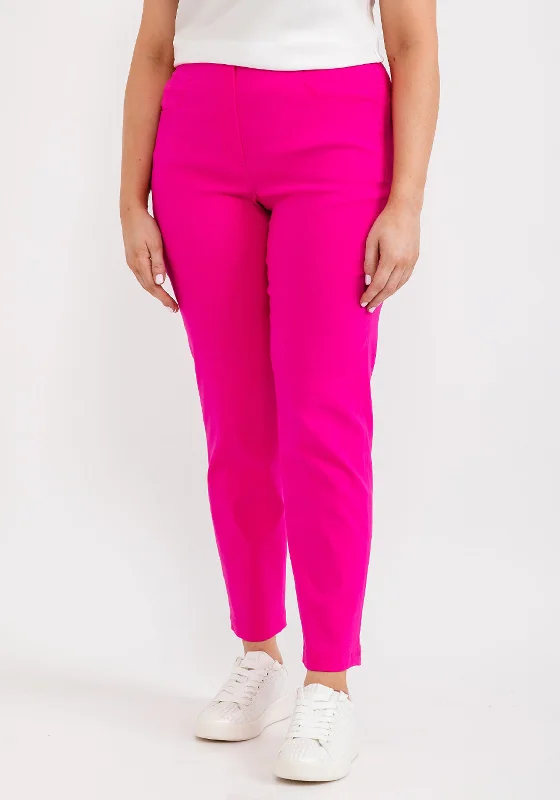 Ripped skinny jeans for women in a edgy styleRobell Bella 09 Slim Cropped Trousers, Cabaret Pink