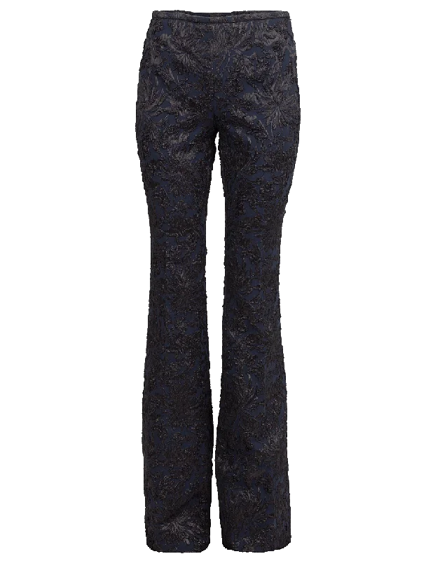 Flowy ankle pants for women in a romantic and feminine styleSide Zip Flare Pant