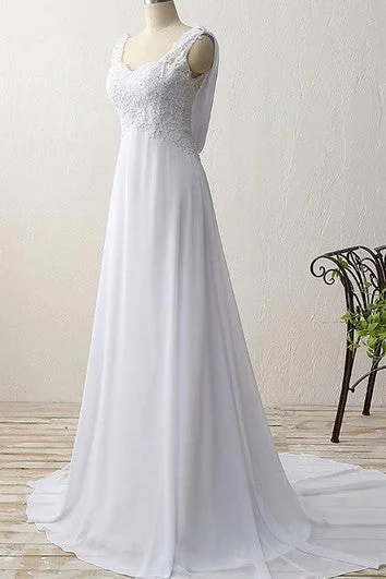 Italian - made luxury wedding dressSleeveless Draping Backless Chiffon Dress