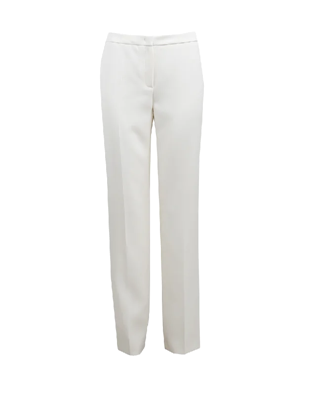 Embroidered linen pants for women in a natural styleTovah Pant