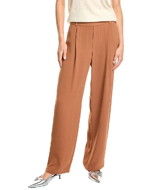 Linen pants for women in a breathable materialVince Straight Pull-On Pant