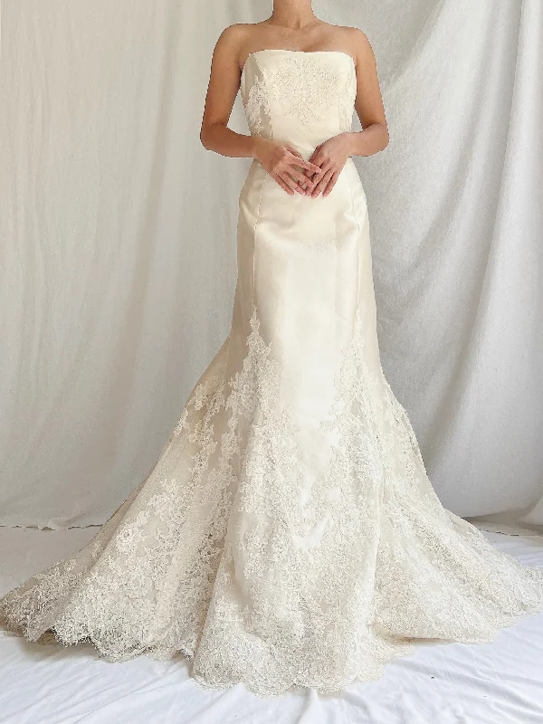 Cut - out detail modern wedding dressLiancarlo Couture Mikado Silk Wedding Gown - S/6 Cut - out detail modern wedding dressLiancarlo Couture Mikado Silk Wedding Gown - S/6
