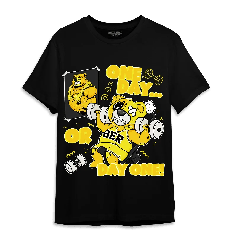 Cropped women's T - shirt with a ruffled hemNastyJamz Vivid Sulfur 4s T Shirt Match BER Gymmer