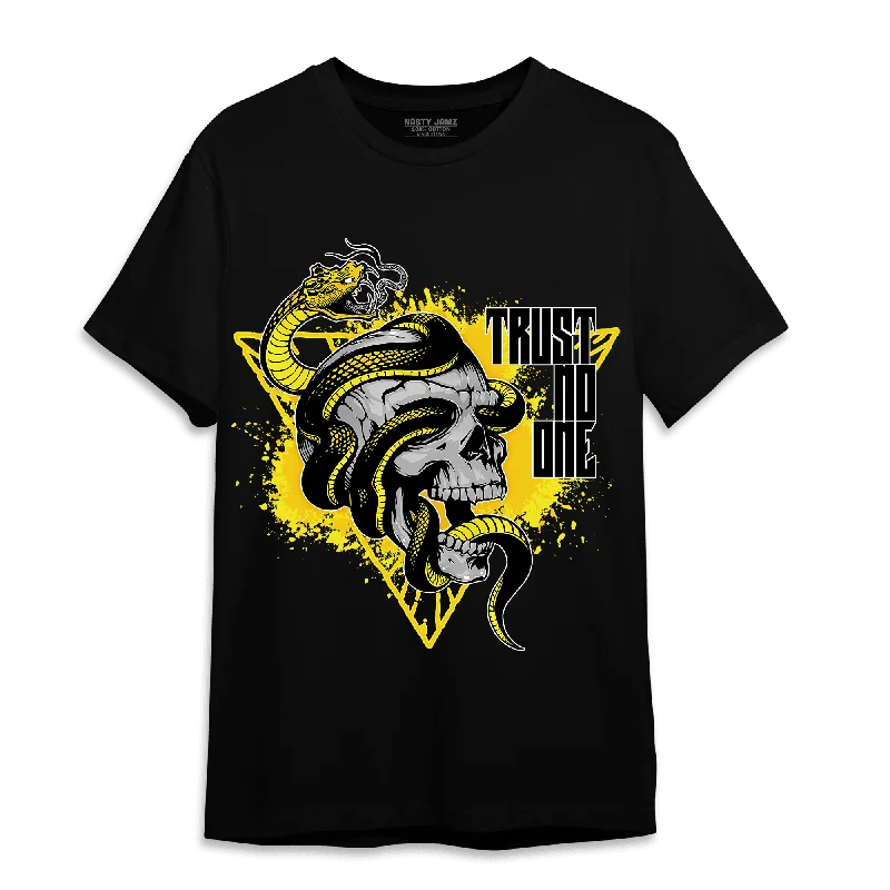 Open - work women's T - shirt with a scalloped hemNastyJamz Vivid Sulfur 4s T Shirt Match Dont Trust Any