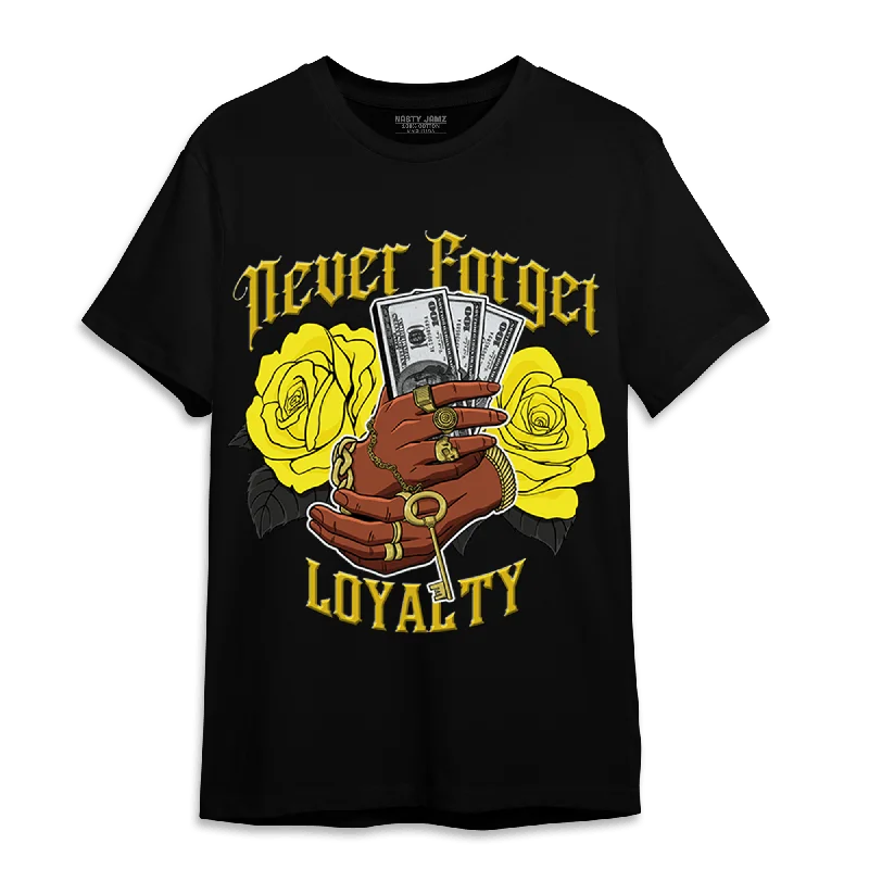 Women's T - shirt with a cropped and boxy fitNastyJamz Vivid Sulfur 4s T Shirt Match Never Forget Loyalty