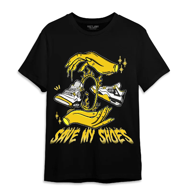 Women's cotton blend T - shirt with a soft feelNastyJamz Vivid Sulfur 4s T Shirt Match Save My Shoes