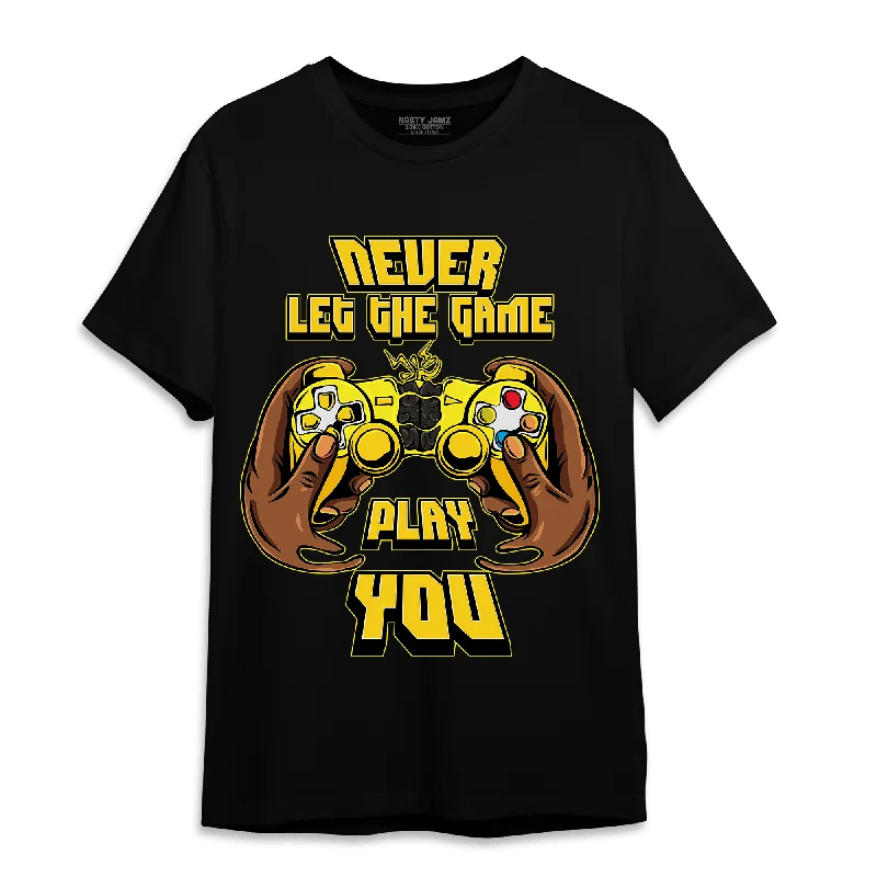 Mock - neck women's T - shirt with a drawstring hoodNastyJamz Vivid Sulfur 4s T Shirt Match The Game Changer