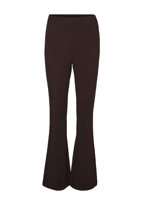 High waisted cargo pants with drawstring for women in a practical and adjustable styleVero Moda Liva High Rise Flared Trousers, Black High waisted cargo pants with drawstring for women in a practical and adjustable styleVero Moda Liva High Rise Flared Trousers, Black