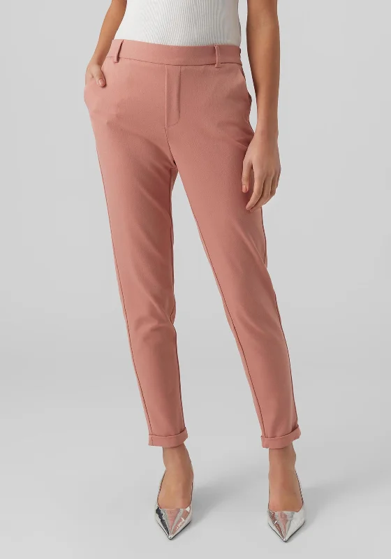 Thermal pants for women in extremely cold weatherVero Moda Maya Slim Leg Trousers, Old Rose Thermal pants for women in extremely cold weatherVero Moda Maya Slim Leg Trousers, Old Rose