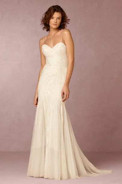 Detachable skirt wedding dress for versatilityBHLDN Watters Love Marley Wren Gown