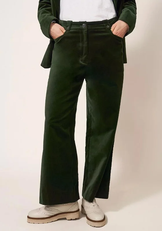 Ripped jeans for women in a punk styleWhite Stuff Belle Velvet Cropped Wide Leg Trouser, Dark Green Ripped jeans for women in a punk styleWhite Stuff Belle Velvet Cropped Wide Leg Trouser, Dark Green