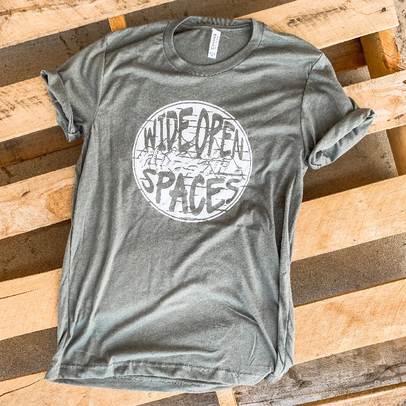Women's T - shirt with a color - changing yarnWide Open Spaces Tee