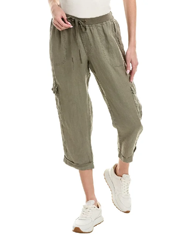 Solid color cigarette pants for women in a minimalist lookXCVI Moya Cuffed Crop Pant