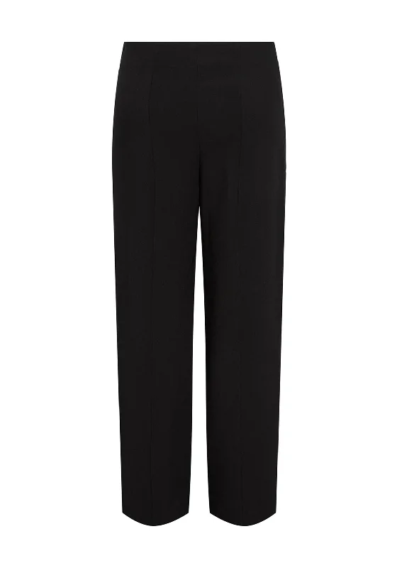 Tartan plaid wide leg dress pants for women in a vintage and formal styleY.A.S Pocka Wide Leg Trouser, Black Tartan plaid wide leg dress pants for women in a vintage and formal styleY.A.S Pocka Wide Leg Trouser, Black