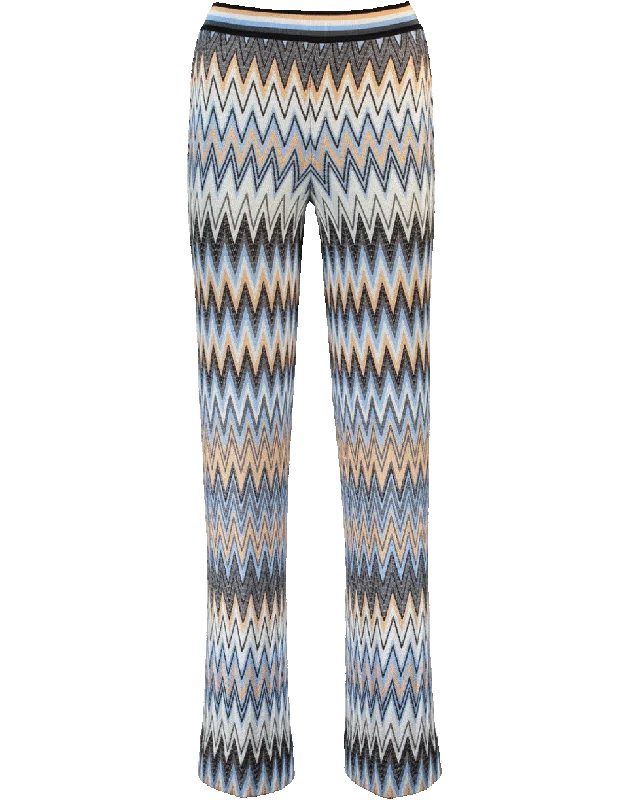 Recycled fabric pants for women in an eco - friendly and sustainable styleZig Zag Pull On Pant Recycled fabric pants for women in an eco - friendly and sustainable styleZig Zag Pull On Pant