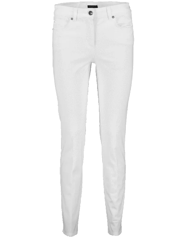 Thermal lined wide leg pants for women in a warm and stylish styleZipper Trouser