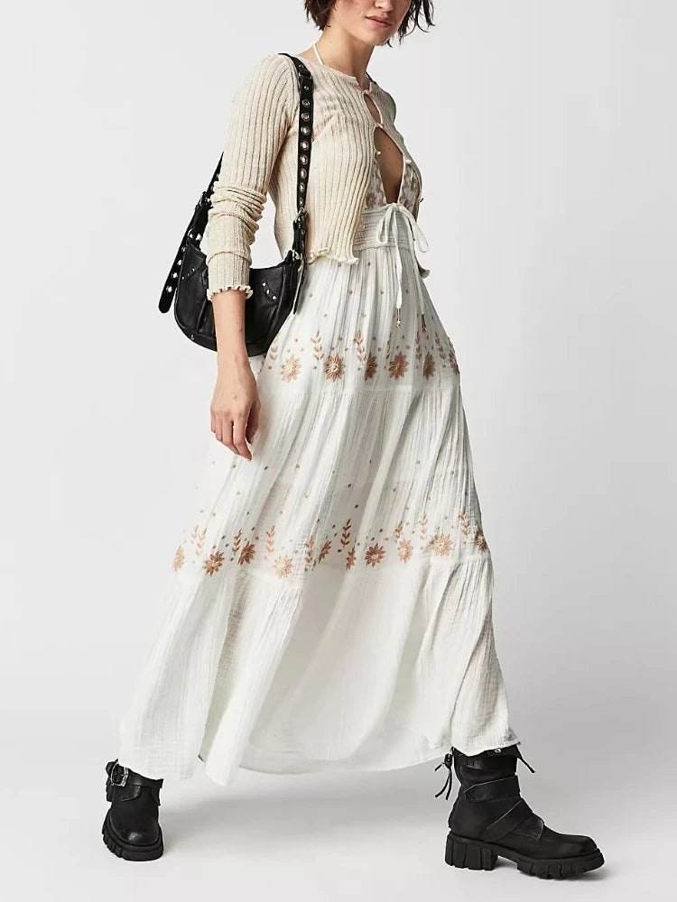 Off Shoulder Chiffon Dresses for Ladies' Summer OutingsAmy Fashion - Bohemian Flower Birthday Beach Holiday Boho Dress Off Shoulder Chiffon Dresses for Ladies' Summer OutingsAmy Fashion - Bohemian Flower Birthday Beach Holiday Boho Dress